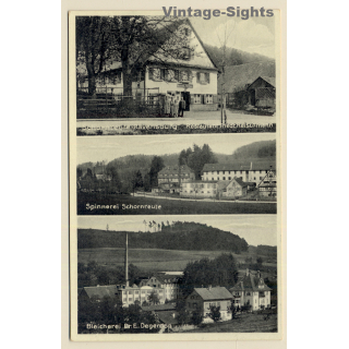 Schornreute Ravensburg: Restaurant Reischmann - Spinnerei - Bleicherei (Vintage PC)