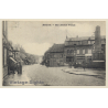 Bruay: Rue Anatole France - Hotel Delattre (Vintage PC 1941)