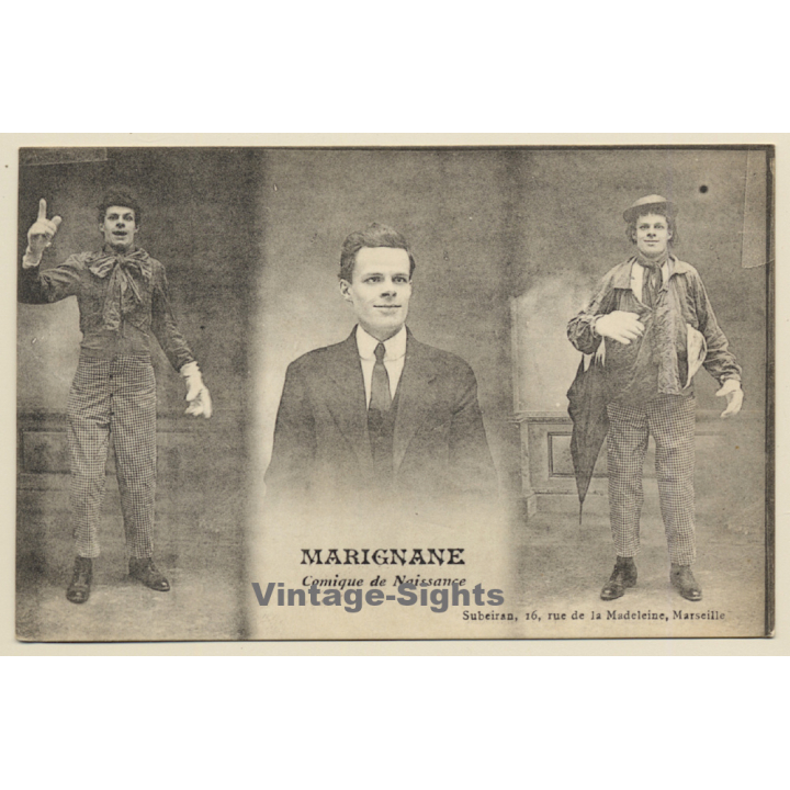 Marignane - Comique De Naissance (Vintage PC 1915)