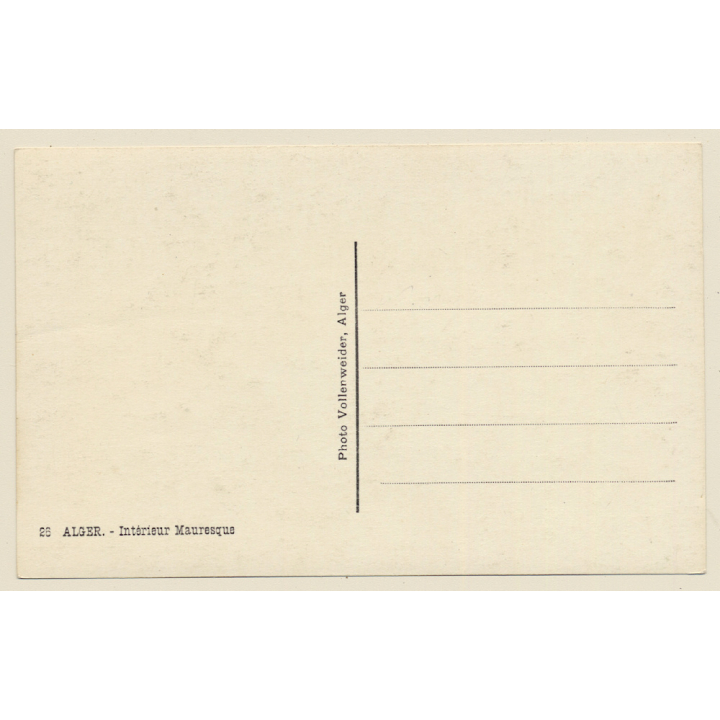 Algeria: Moorish Females Weaving Rugs (Vintage RPPC 1910s/1920s