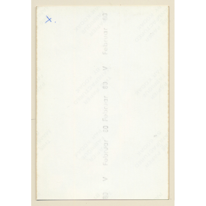 Erotic Study: Busty Natural Semi Nude Redhead*4 / Eyes (Vintage Photo GDR 1980)