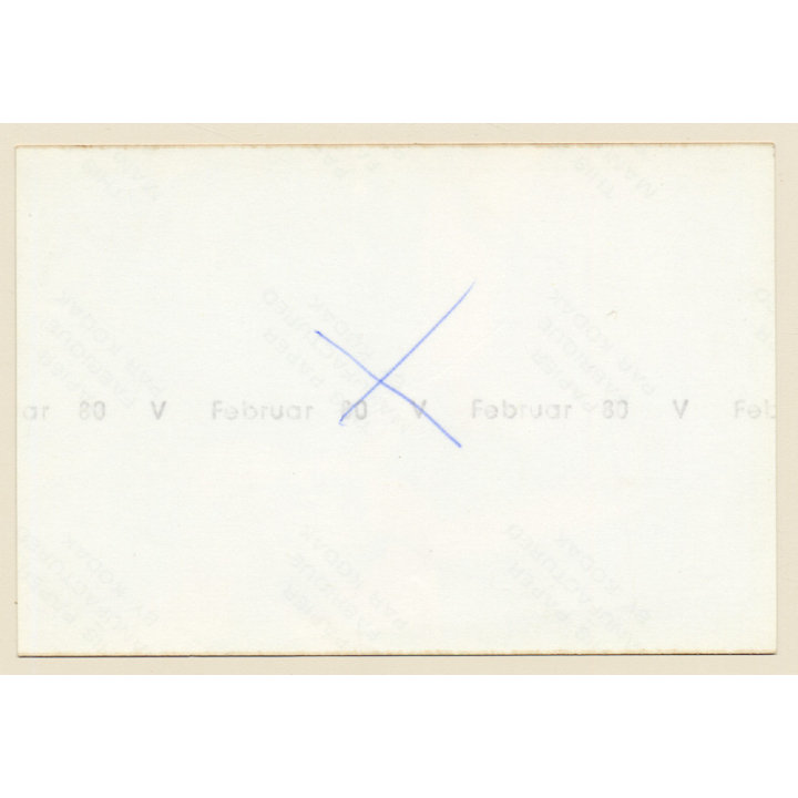 Erotic Study: Busty Natural Semi Nude Redhead*5 / Nylons (Vintage Photo GDR 1980)