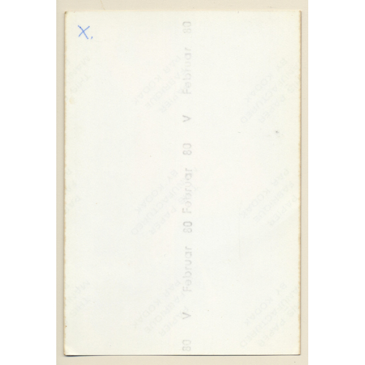 Erotic Study: Busty Natural Semi Nude Redhead*9 / Racy (Vintage Photo GDR 1980)