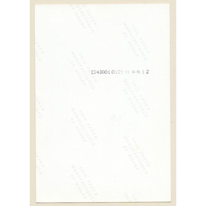 Erotic Study: Stunning Blonde Nude On Faux Fur Blanket / Eyes (Vintage Photo East Germany 1990s)