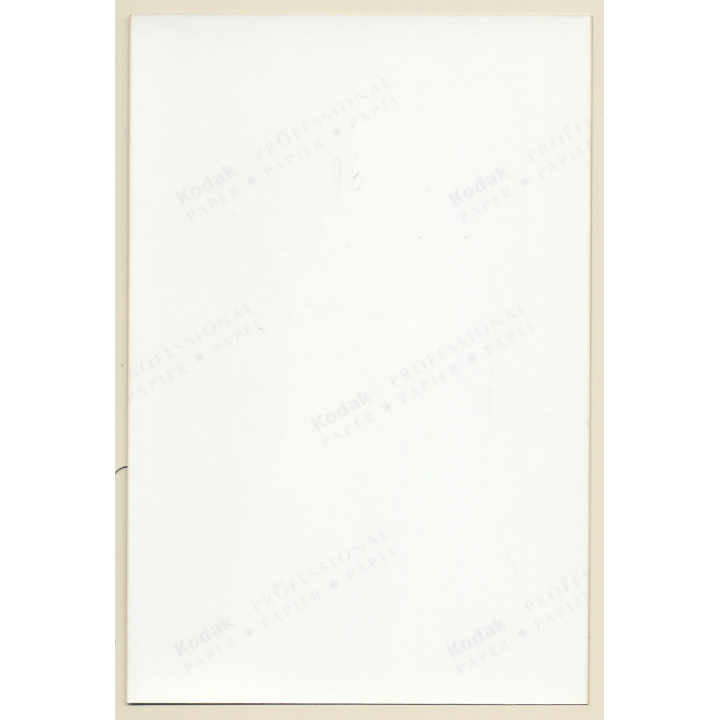 Erotic Study: Elegant Nude Female In Open Blouse (Vintage Photo East Germany 1990s)