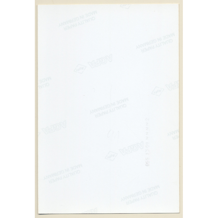 Erotic Study: Natural Semi Nude Female Lifts Skirt / Apron (Vintage Photo GDR 1980s)