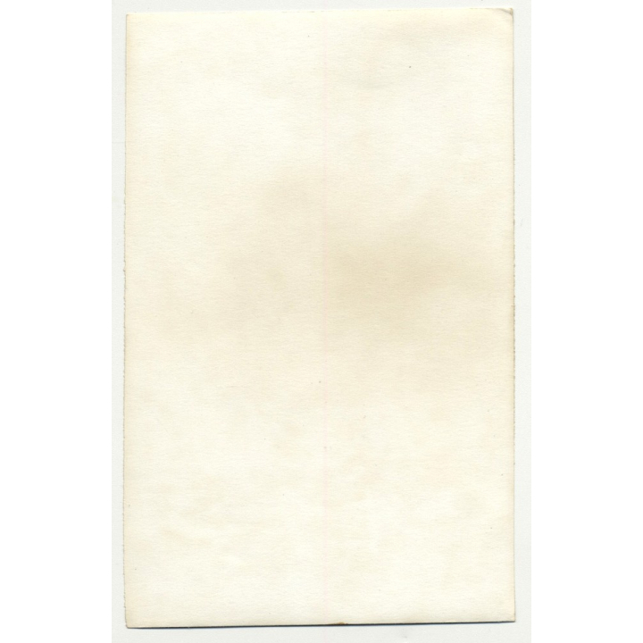 Busty Semi Nude Brunette On Lounge Chair *4 (Vintage Photo ~1950s)