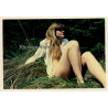 Erotic Study: Natural Semi Nude Female In Forest*4 (Vintage Photo East Germany 1990s)