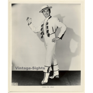 Estudio Fotográfico Semo: Portrait Of Joselito Cruz (Vintage Photo Mexico 1940s/1950s)