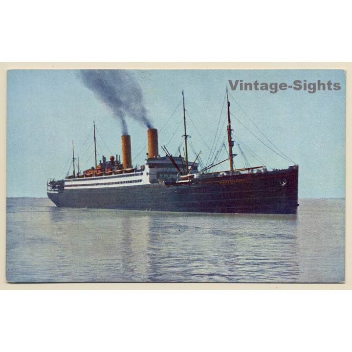 Norddeutscher Lloyd Bremen: SS George Washington / Steamer (Vintage PC 1910s/1920s)