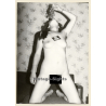 Erotic Study: Slim Natural Dark-Haired Nude*7 / Hairy Armpits (Vintage Photo GDR 1970s/1980s)