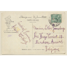 Algeria: Sur Le Grande Bleu / Sea Sick - Humor (Vintage PC 1923)