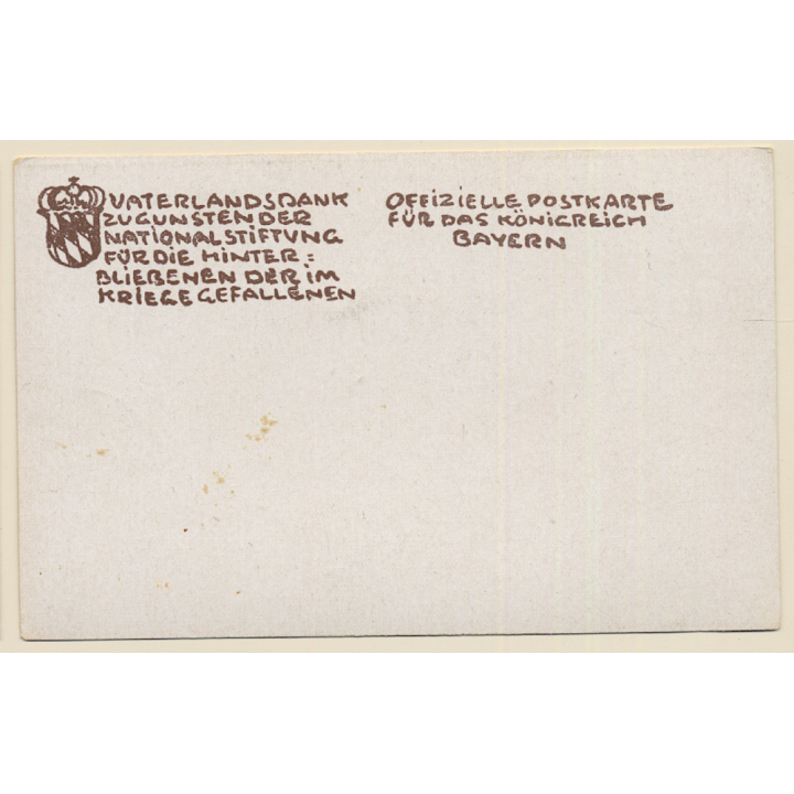 C.O.Arendts: Gruss Aus Bayern*2 / Kriegshilfe (Vintage PC 1910s)