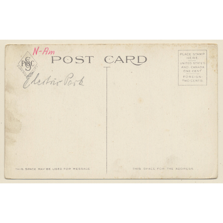 Kansas City / Missouri: Wind Mill, Electric Park (Vintage PC ~1910s)