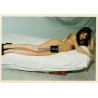 Erotic Study: Slim Nude Beauty Reclining*2 / Legs (Vintage Photo East Germany 1990s)
