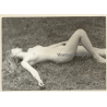 Erotic Study: Natural Long-Haired Nude In The Nature*11 (Vintage Photo GDR 1980s)