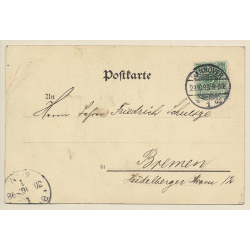 Hannover / Germany: Marktstrasse (Vintage PC 1898)