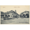 Ilmenau / Thüringen: Marktplatz mit Rathaus (Vintage PC  ~1910s/1920s)