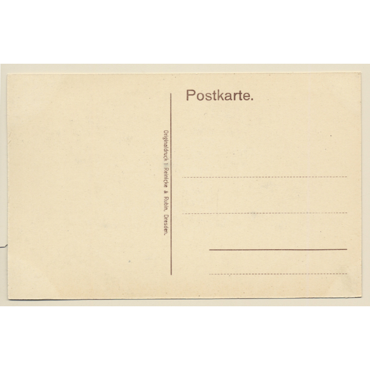 Ilmenau / Thüringen: Marktplatz mit Rathaus (Vintage PC  ~1910s/1920s)