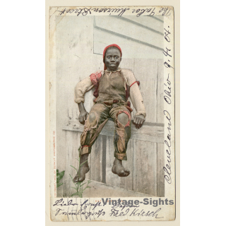 Native Boy Sunny Jim / Black Americana (Vintage PC 1904)