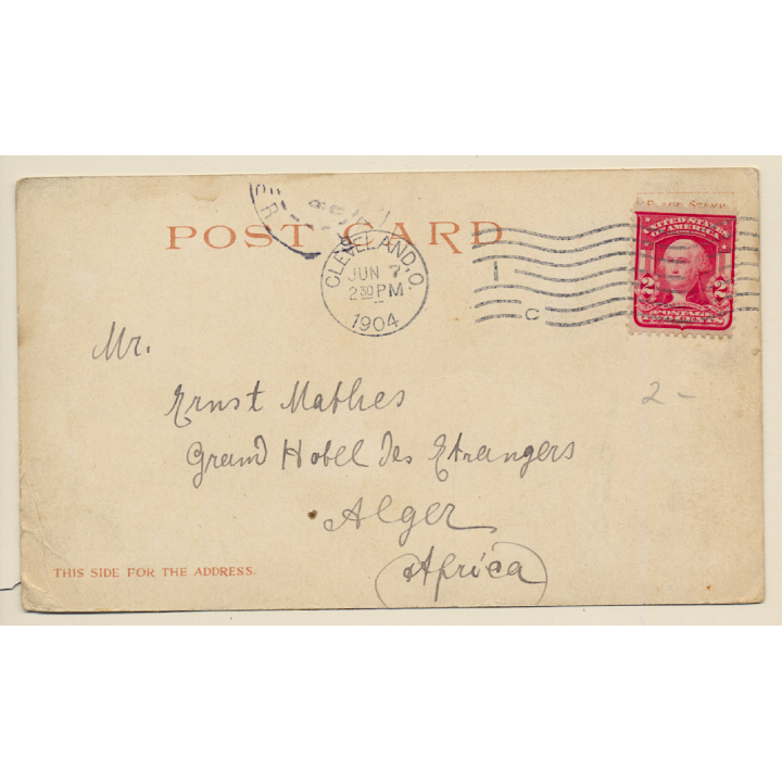 First Hoeing Of Cotton / African-American Field Workers (Vintage PC 1904)