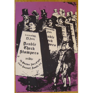 Double Check Stompers At Border Jazz Club / Bad Honnef (Vintage Screen Printed Poster)