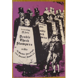 Double Check Stompers At Border Jazz Club / Bad Honnef (Vintage Screen Printed Poster)