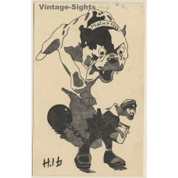 Switzerland: Matur 1922 / Studentica - Bulldogge (Vintage PC 1922)