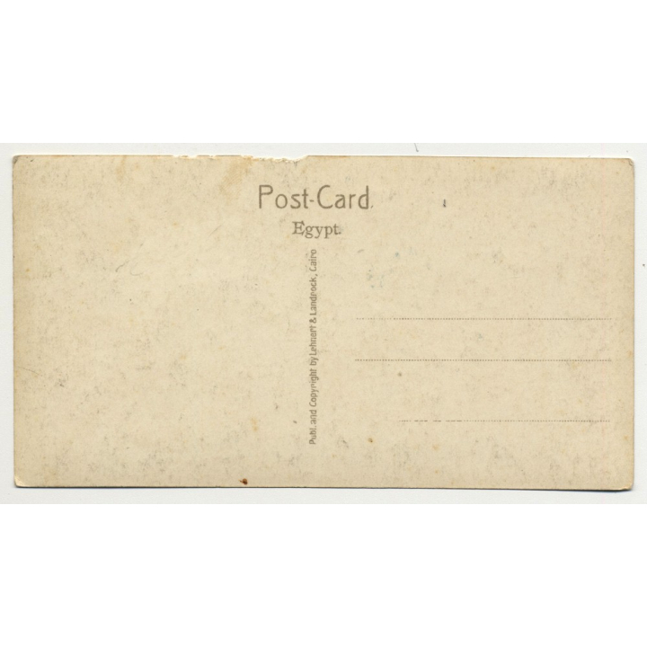 Lehnert & Landrock: Port-Said -The Abbas Mosque / Egypt (Vintage RPPC)