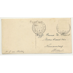 Lehnert & Landrock: Port-Said - Prince Farouk Street / Egypt (Vintage RPPC 1927)