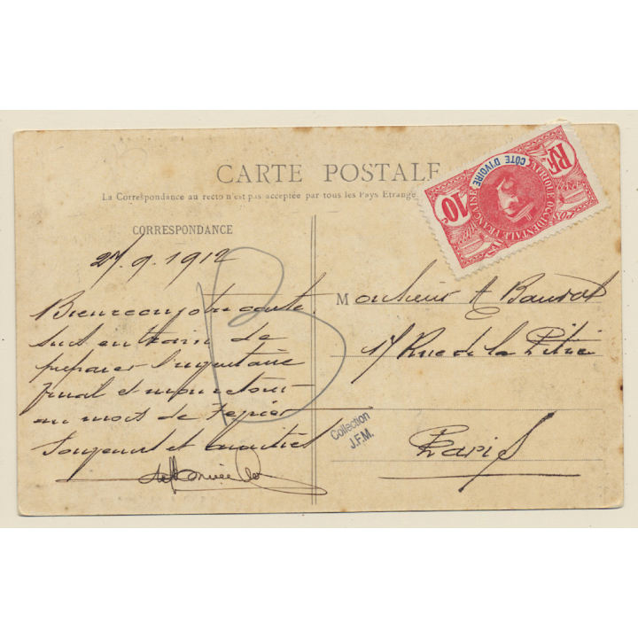 1394 Afrique Occidentale: Fille Soussou / Ethnic Nude - Senegal (Vintage PC 1912)