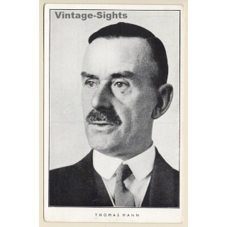 Portrait Of Thomas Mann (Vintage PC 1910s/1920s)
