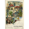 München / Bavaria: Hofbräuhaus - Beer Mug (Vintage PC 1898)