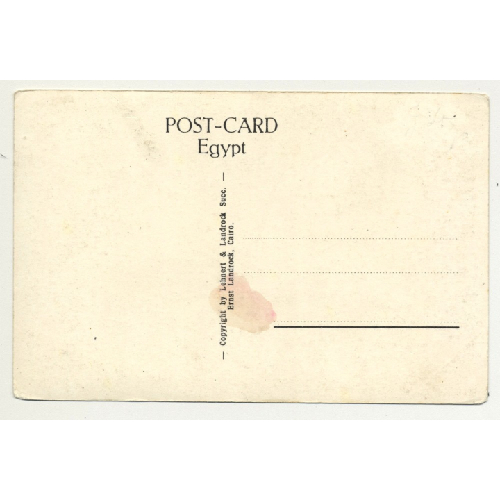 Lehnert & Landrock: Water Sellers / Egypt (Vintage RPPC 1920s/1930s)