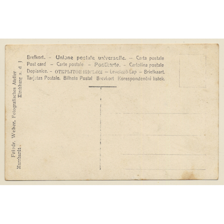 Murrhardt: Hochzeitsgesellschaft Gasthaus Waldhorn*2 (Vintage RPPC 1905)