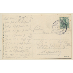 Baden-Baden: Total View / Zeppelin - Luftschiff (Vintage PC 1912)