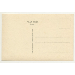 Lehnert & Landrock: Cairo - The Pyramids / Egypt (Vintage RPPC 1920s/1930s)