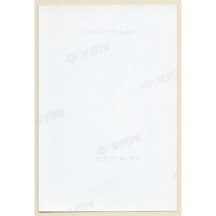 Erotic Study: Topless Female Covers Face With Hair (Vintage Photo ~1990s)