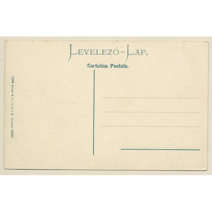 Fiume - Rijeka / Croatia: View Onto Castle Tersato (Vintage PC ~1910s/1920s)