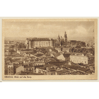 Krakau / Polen: Blick Auf Die Burg (Vintage PC 1942)