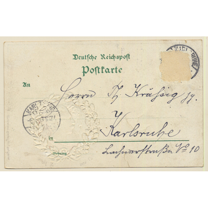 Kaiser Parade Wilhelm II / Military - Army (Vintage PC 1899)