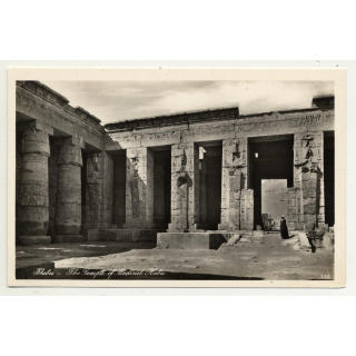 Lehnert & Landrock: Thebes - Temple Of Medinet Habu (Vintage RPPC 1920s/1930s)