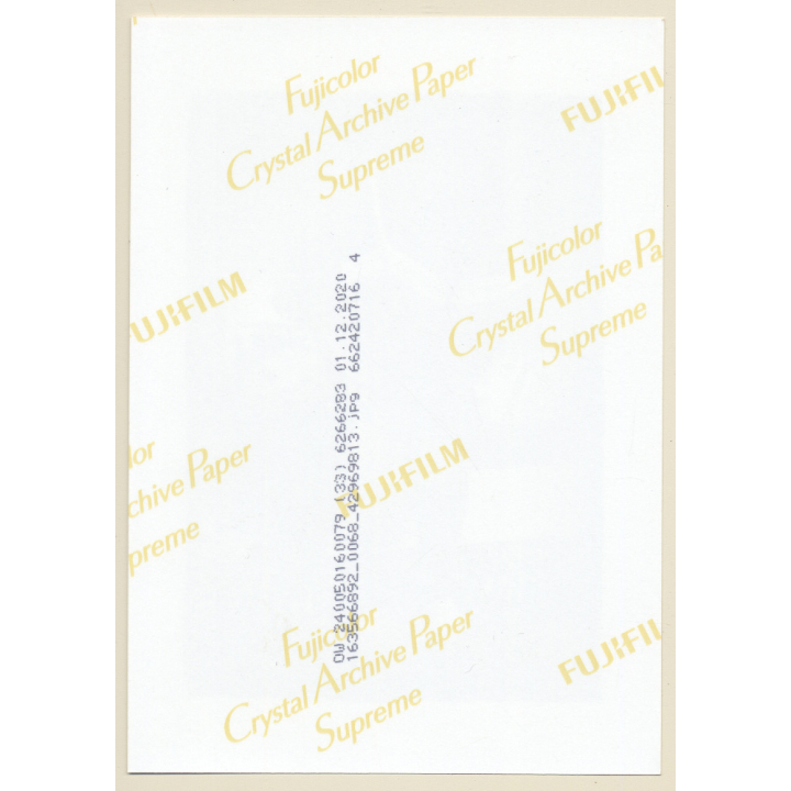 Artistic Erotic Study: Dark-Haired Nude Bends Over / Fishnets (Digital Photo Print ~2000s)