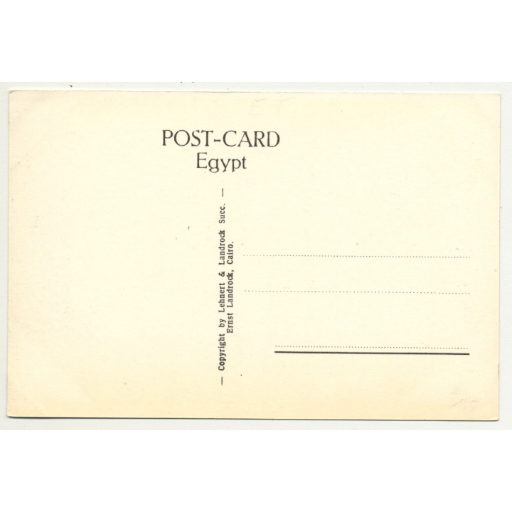 Lehnert & Landrock: Karnak - Great Temple Of Amen Ra (Vintage RPPC 1920s/1930s)