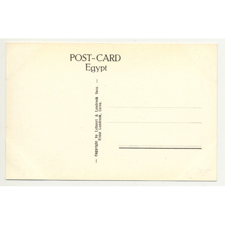 Lehnert & Landrock: Luxor - The Temple (Vintage RPPC 1920s/1930s)