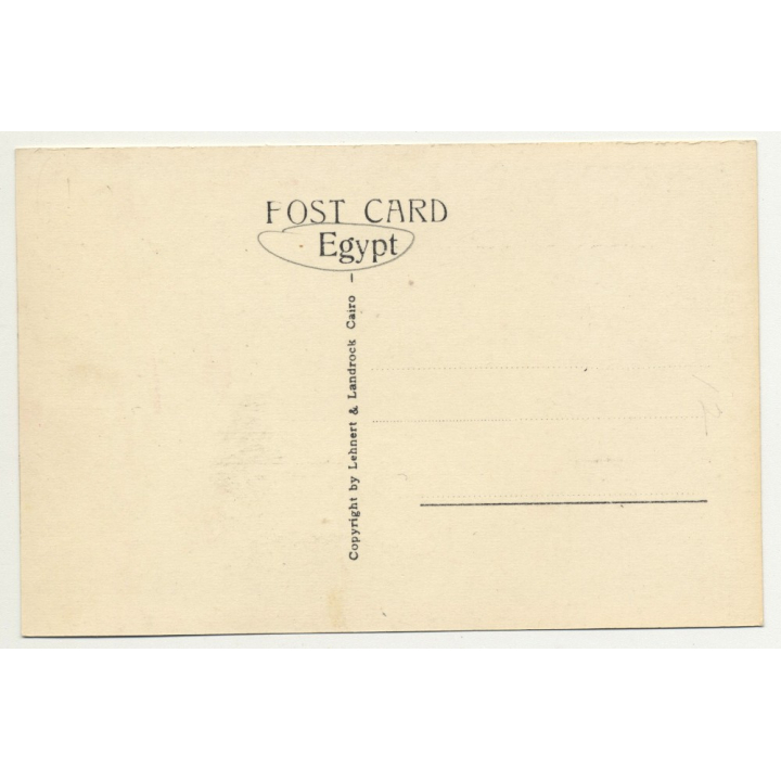 Lehnert & Landrock: A Arab Type (Vintage RPPC 1920s/1930s)