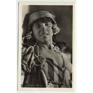 Lehnert & Landrock: Bedouin Beauty (Vintage RPPC 1920s/1930s)