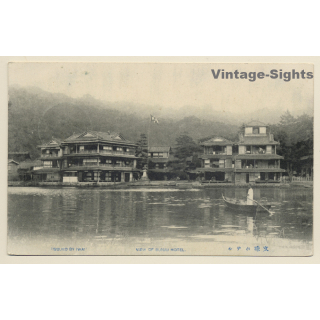 Amanohashidate / Japan: Monju Hotel (Bunju) (Vintage PC ~1910s)