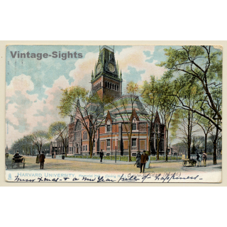 Cambridge / USA: Harvard University - Memorial Hall (Vintage PC 1904)
