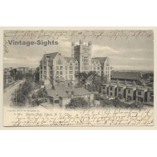 New York City / USA: Morris High School (Vintage PC 1905)